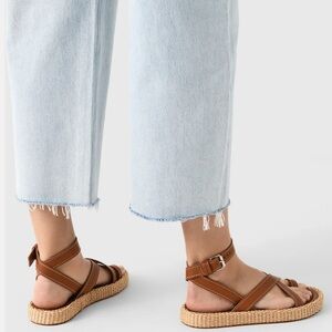 Dolce Vita Roxie Brown Leather Sandals